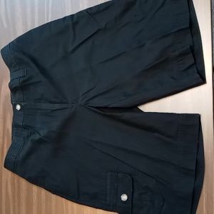 Studio Works Black 5 Pocket Long Shorts Size 16